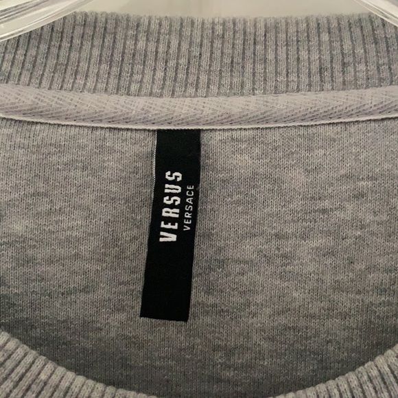 Versus Versace Sweatshirt with Zipper Logo Sleeves - Picture 3 of 6